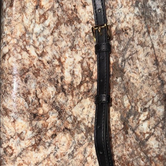 Michael Kors Black Leather Jet Set Travel Crossbody Bag - Picture 8 of 11